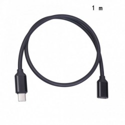 1m - C típusú férfi - női hosszabbító kábel 3671-45 USB Type-C típusú férfi - női - női hosszabbító kábel