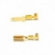 2.8MM - 200 db / 50 pár női férfi lapátos krimpelő csatlakozóhüvely huzal tekercselő csatlakozó 22-16 Awg 2-hoz 2,8 mm