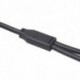 XLR 3 tűs 30 cm-es, egy férfi-kettős női audio adapter kábel a keverő mikrofon teljesítményerősítő audio kábeléhez