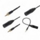 Belső menet 3,5 mm-es férfi-férfi átviteli kábel 30 cm-es vezeték nélküli mikrofon fényképezőgép-felvevő audio