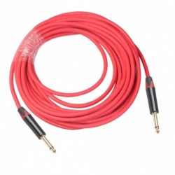 5M - 6,35 mm-es férfi-férfi audio kábel gitár basszus audio kábel hangszer audio tartós zajcsökkentő kábel