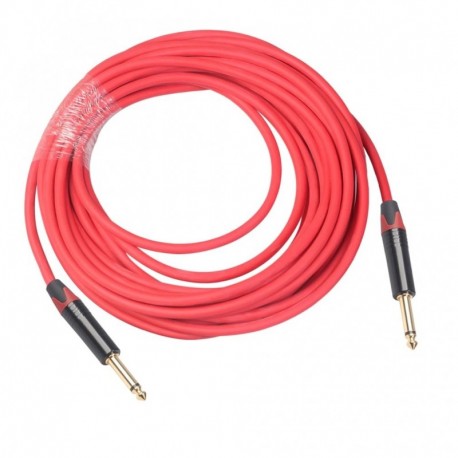 5M - 6,35 mm-es férfi-férfi audio kábel gitár basszus audio kábel hangszer audio tartós zajcsökkentő kábel