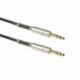 5M - 6,35 mm-es férfi-férfi sztereó audiokábel fém házzal az elektromos gitármikrofon erősítő hangkombinációjához