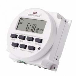 12V - TM618H-2 programozható digitális kijelző LCD idővezérlő kapcsoló időzítő fénydoboz műsorszóró berendezések