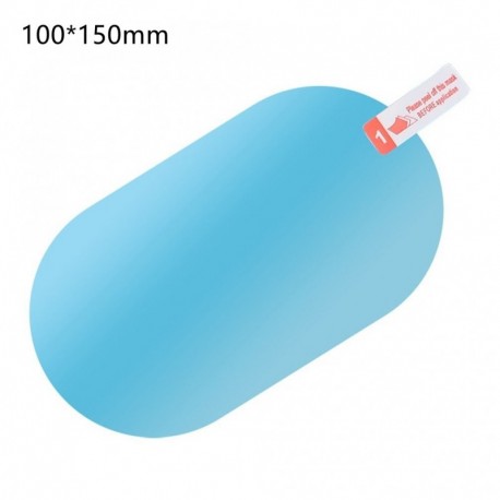 100 x 150 mm - 2db / szett ködgátló fólia autó visszapillantó védőfóliához vízálló átlátszó matricával az autó