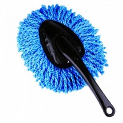 Car Duster Blue kis viaszos kocsi mosható háromszög kefe ABS műanyag fogantyúval ellátott autótisztító kellékekkel