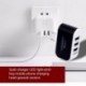Kína - 3 portos USB töltő gyors töltés hordozható fali töltő cukorka színes telefon töltő adapter univerzális