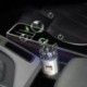 Ezüst - Autós légtisztító ionizáló tisztító kettős USB töltővel és Ionic légfrissítő légtisztítóval