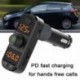 Autós vezeték nélküli MP3-telefon kezek - hívás PD gyors töltés QC3.0 mobiltelefon-töltő kettős kijelzős