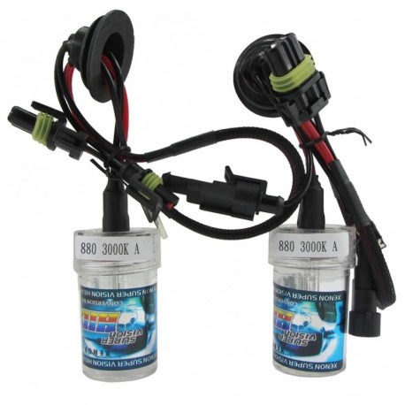 Univerzális kivitelű Super Bright 880/881 / H27 55W Xenon Super Version fényszóró-lámpa készlet izzó ködlámpa