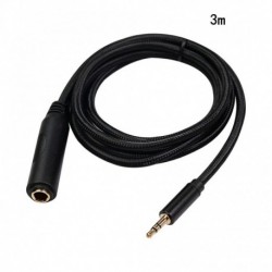 fehér - 3,5 mm-es férfi - 6,35 mm-es női audiokábel dupla árnyékolású audiokábellel a TV-s számítógépes
