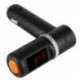 Zajcsökkentő CVC technológia LED kijelzős kéz- sztereó MP3 zene FM adó autós töltő