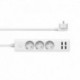 4USB   3 AC EU kerek lyukú töltőtábla Utazási otthoni mobiltelefon-töltő mobiltelefon gyors töltőtábla