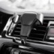 Fekete - Forró 360 univerzális gravitációs autóra szerelhető légtelenítő tartó állvány mobiltelefon GPS-hez