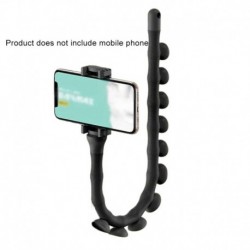 fekete - Lusta konzol mobiltelefon stentek új aranyos Caterpillar féreg konzol tapadókorong tartó fali asztali oszlop tartó