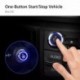 Eredeti autós kulcstalan beléptető rendszer Egygombos univerzális indító vibrációs riasztás Pke 12V távirányító
