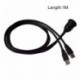 Autó műszerfala süllyesztett USB dokkoló adapter műszerfal panel 3.0 port férfi-női kábel hosszabbító kábel