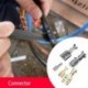arany 4,8mm 100db - Spade krimpelő terminálok 22-16 Awg 0,5mm2-1,5mm2 elektromos szigetelő hüvely huzal tekercselő