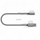 USB-A - 3,5 mm-es digitális audio adapter kábel Kábel számítógép HIFI hangkártya audio adapter USB fejhallgató 2-in1