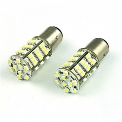 2 x szuper fényes Xenon fehér 54-SMD féklámpa