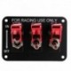 12V 20A Automotive Toggle kombinált kapcsoló Verseny gyújtómotor relék kapcsolók RV visszapillantó kapcsoló