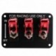 12V 20A Automotive Toggle kombinált kapcsoló Verseny gyújtómotor relék kapcsolók RV visszapillantó kapcsoló