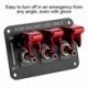12V 20A Automotive Toggle kombinált kapcsoló Verseny gyújtómotor relék kapcsolók RV visszapillantó kapcsoló