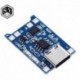 5PCS type-c USB 5V 1A 18650 TP4056 lítium akkumulátortöltő modul töltőtábla kettős védelemmel 1A Li-ion jó