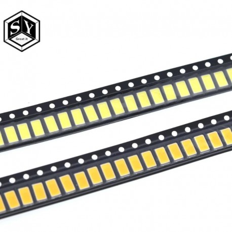 100db 5730 SMD LED CW-WW 5630 fehér Meleg fehér 5.7 * 3.0mm 40-60lm 150ma 5730 dióda 0.5W