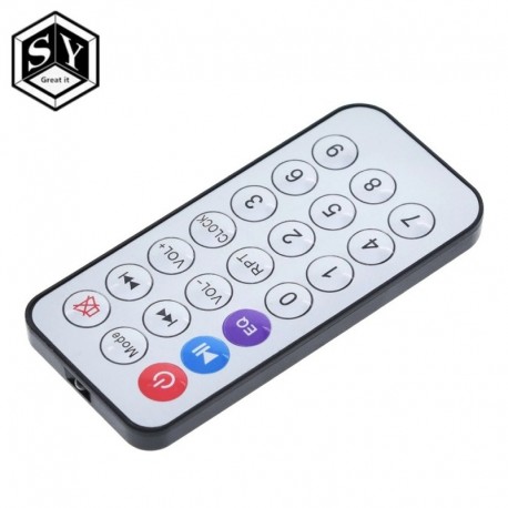 IR vevő Bluetooth audio vevő távoli MP3 távoli infravörös távvezérlő 21 gombos távirányító angol változat