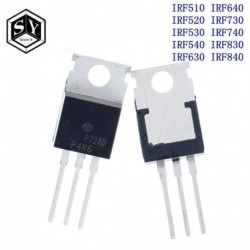 IRF540 - 10db IRF510 IRF520 IRF530 IRF540 IRF630 IRF640 IRF730 IRF740 IRF830 IRF840 tranzisztor TO-220 TO220