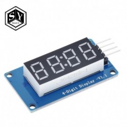 1db TM1637 4 bites digitális LED kijelző modul arduino 7 szegmenshez 0,36 hüvelykes óra RED anódcső négy soros