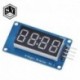 1db TM1637 4 bites digitális LED kijelző modul arduino 7 szegmenshez 0,36 hüvelykes óra RED anódcső négy soros