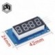 1db TM1637 4 bites digitális LED kijelző modul arduino 7 szegmenshez 0,36 hüvelykes óra RED anódcső négy soros
