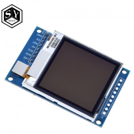 1,6 hüvelykes OLED 1,6 &quot TFT IPS OLED transzfektív kijelző modul LCD kijelző DIY SPI soros port 130 * 130 Kommunikáció