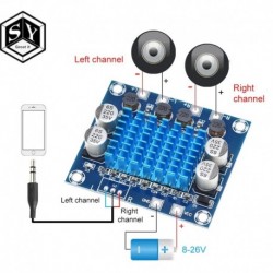 TPA3110 XH-A232 30W   30W 2,0 csatornás digitális sztereó audio erősítő kártya DC 8-26V 3A Arduino számára