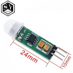 HC-SR505 Mini infravörös PIR mozgásérzékelő pontos infravörös érzékelő modul Arduino testérzékelő kapcsoló modul
