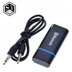 Bluetooth 5.0 audio vevő adó mini sztereó Bluetooth AUX RCA USB 3,5 mm-es csatlakozó TV PC autós készlet vezeték