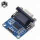 1db Nagyszerű IT MAX3232 RS232 - TTL soros port átalakító modul DB9 csatlakozó MAX232