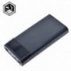 Hordozható 5V 6x18650 Power Bank akkumulátor doboz tok tok DIY-Type C típusú mikro USB gyors töltés mobiltelefon töltő