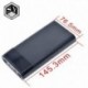 Hordozható 5V 6x18650 Power Bank akkumulátor doboz tok tok DIY-Type C típusú mikro USB gyors töltés mobiltelefon töltő