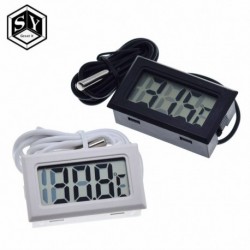 fehér - 1db LCD digitális tartály vízmérő detektor hőmérő elektronikus akvárium víz akváriumhoz kiskereskedelmi