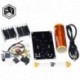 1 szett Mini Tesla tekercs készlet 15 W Mini zene Tesla tekercs plazma hangszóró Tesla vezeték nélküli átvitel DC 15-24V