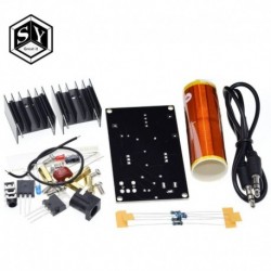 1 szett Mini Tesla tekercs készlet 15 W Mini zene Tesla tekercs plazma hangszóró Tesla vezeték nélküli átvitel DC 15-24V