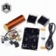 1 szett Mini Tesla tekercs készlet 15 W Mini zene Tesla tekercs plazma hangszóró Tesla vezeték nélküli átvitel DC 15-24V