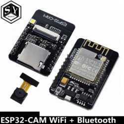 ESP32-CAM 1 készlet - ESP32-CAM ESP-32S WiFi modul ESP32 soros - WiFi ESP32 CAM Fejlesztő kártya 5V Bluetooth OV2640 kamera