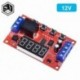 DC 5V 12V 24V 10A állítható késleltetés relé modul LED digitális feszültség relé időzítő késleltetés kapcsoló
