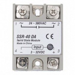SSR-40 - SSR-40 DA szilárdtest relé, DC-AC szilárdtest relé modul SSR-40DA hőmérséklet-szabályozó 24V-380V 40A 250V