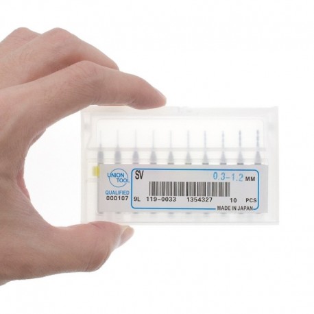 10db 0,3 mm - 1,2 mm NYÁK mini fúró bit volfrámacél keményfém a nyomtatott áramköri laphoz CNC fúró bit