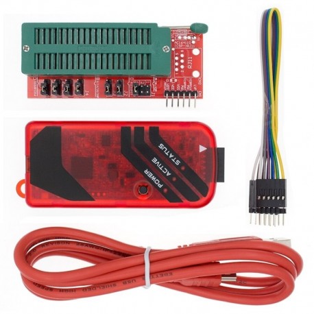 PICKIT3 PIC KIT3 PICKIT 3 Programozó Offline programozás PIC mikrovezérlő chip monopólium   PIC programozó adapter ülés